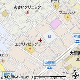 辻村ばら園周辺の地図