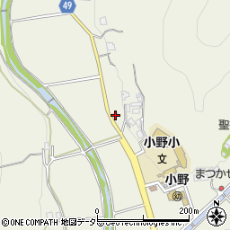 兵庫県三田市小野908周辺の地図