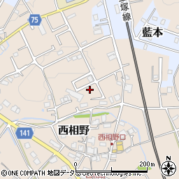 兵庫県三田市西相野801周辺の地図