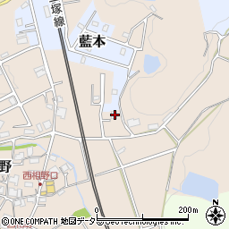 兵庫県三田市西相野532周辺の地図