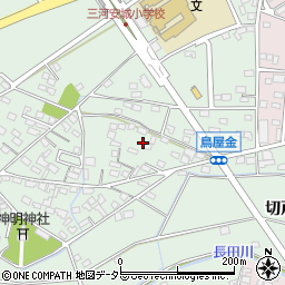 愛知県安城市箕輪町鳥屋金周辺の地図