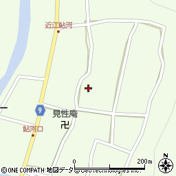 滋賀県甲賀市土山町鮎河1058周辺の地図