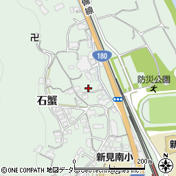 岡山県新見市石蟹458周辺の地図