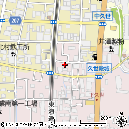 京都府京都市南区久世殿城町16周辺の地図