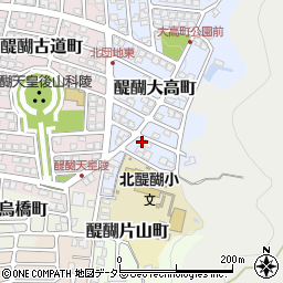 京都府京都市伏見区醍醐大高町15-1周辺の地図