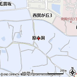 愛知県知多市佐布里原小洞周辺の地図