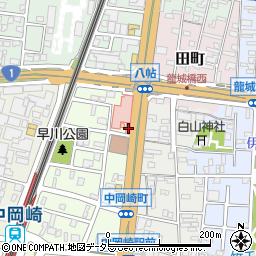 愛知県岡崎市中岡崎町1-8周辺の地図