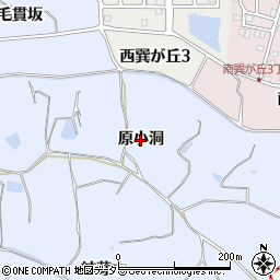 愛知県知多市佐布里（原小洞）周辺の地図