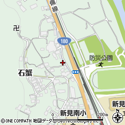 岡山県新見市石蟹457周辺の地図