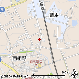 兵庫県三田市西相野546周辺の地図