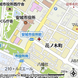名古屋銀行安城支店周辺の地図