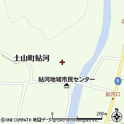 滋賀県甲賀市土山町鮎河1258-1周辺の地図