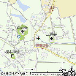 京都府京都市西京区大原野南春日町464周辺の地図