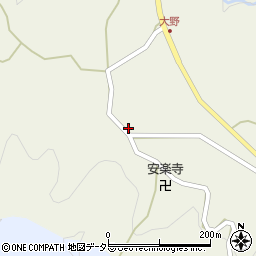 京都府亀岡市東別院町大野下羅周辺の地図