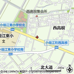 愛知県刈谷市小垣江町西高根130周辺の地図