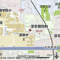 京都府京都市伏見区深草僧坊町67-2周辺の地図
