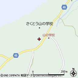 岡山県美作市万善52周辺の地図