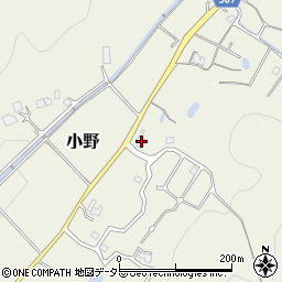 兵庫県三田市小野766周辺の地図