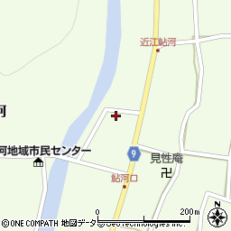 滋賀県甲賀市土山町鮎河1210周辺の地図