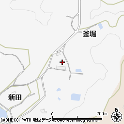 愛知県岡崎市小呂町釜堀周辺の地図