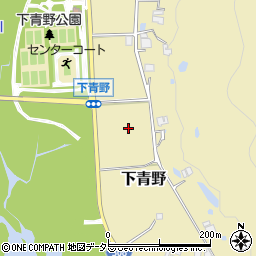 兵庫県三田市下青野周辺の地図