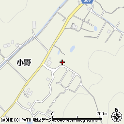 兵庫県三田市小野1320周辺の地図
