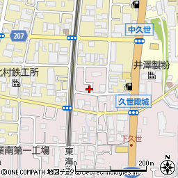 京都府京都市南区久世殿城町8周辺の地図