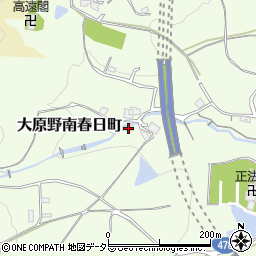 京都府京都市西京区大原野南春日町1244周辺の地図