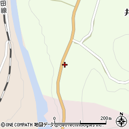 愛知県新城市井代堀ノ内周辺の地図