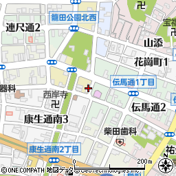 愛知県岡崎市籠田町36周辺の地図
