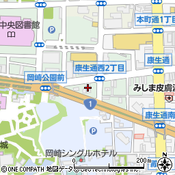 株式会社名古屋リース三河営業部周辺の地図