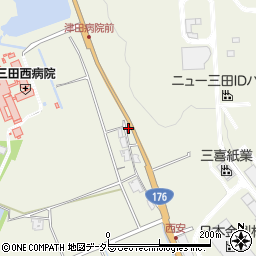 兵庫県三田市東本庄2518周辺の地図