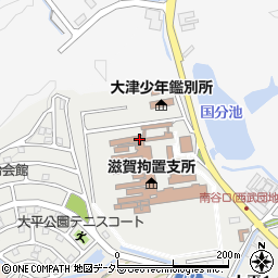 滋賀刑務所周辺の地図