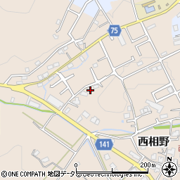 兵庫県三田市西相野600周辺の地図
