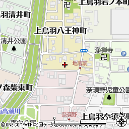 京都府京都市南区上鳥羽八王神町375周辺の地図