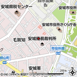 安城法務総合庁舎周辺の地図