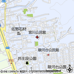 宮川公民館周辺の地図