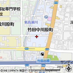 京都府京都市伏見区竹田中川原町383周辺の地図