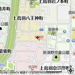 京都府京都市南区上鳥羽八王神町368周辺の地図