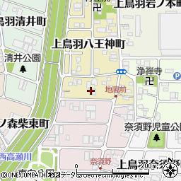 京都府京都市南区上鳥羽八王神町376周辺の地図
