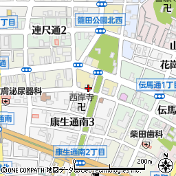 荻須医院周辺の地図