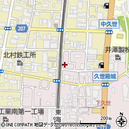 京都府京都市南区久世殿城町1周辺の地図