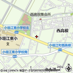 愛知県刈谷市小垣江町西高根108周辺の地図
