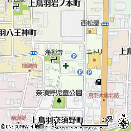 京都府京都市南区上鳥羽南岩ノ本町81周辺の地図