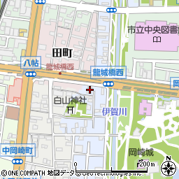 愛知県岡崎市康生町348周辺の地図