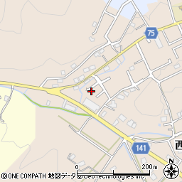 兵庫県三田市西相野850周辺の地図