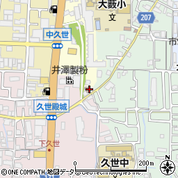 京都久世郵便局周辺の地図