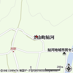 滋賀県甲賀市土山町鮎河1814周辺の地図