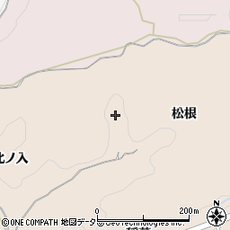 愛知県岡崎市高隆寺町（松根）周辺の地図