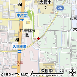 京都府京都市南区久世大藪町102周辺の地図